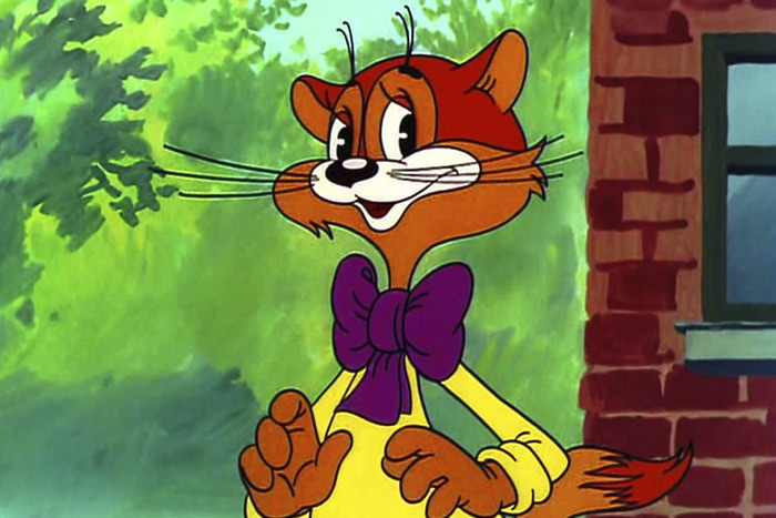 Скриншот мультфильма "Леопольд кот"